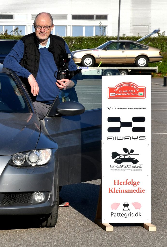 ”Motorsporten byder elbilerne velkommen, derfor har vi dem med i Oresund Rally,” siger løbets PR-chef Michael Eisenberg
(Foto: Morten Dam, Specialpressen)